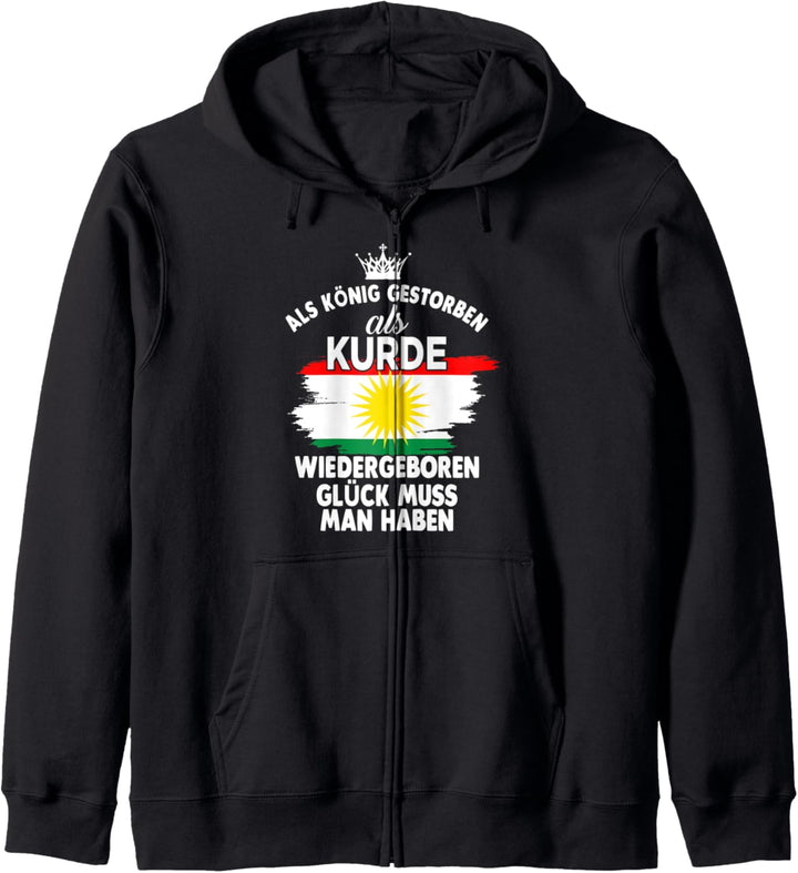 Kurdischer König Kurde Kurden Kurdistan Kapuzenjacke