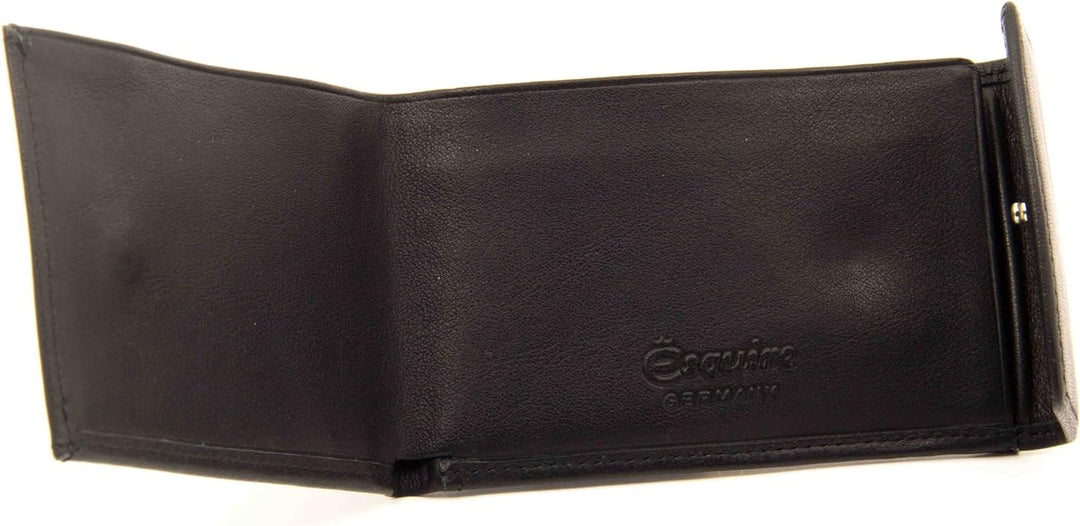 Esquire Münzbörse Logo Minischeintasche Schwarz 291110