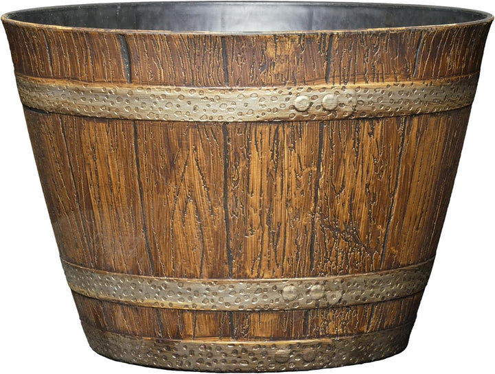 Classic Home and Garden 74 Whiskyfass, 22,9 cm, Eiche im Used-Look 9" Whiskey Barrel Eiche im Used-l