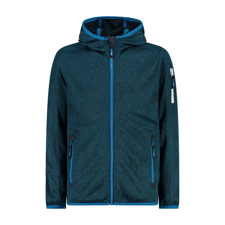 CMP Jungen Kinder-knit-tech-jacke mit Fester Kapuze Knit-Tech Kinder Jacke mit fester Kapuze 104 Dee