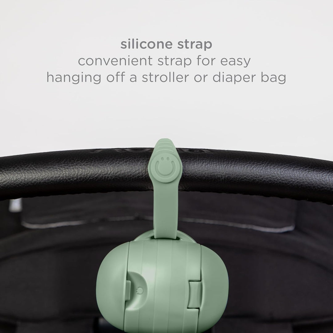 Ubbi On-the-Go Dual Pacifier Holder, Keep's Baby's Binkies Clean and Accessible, Portable for Travel