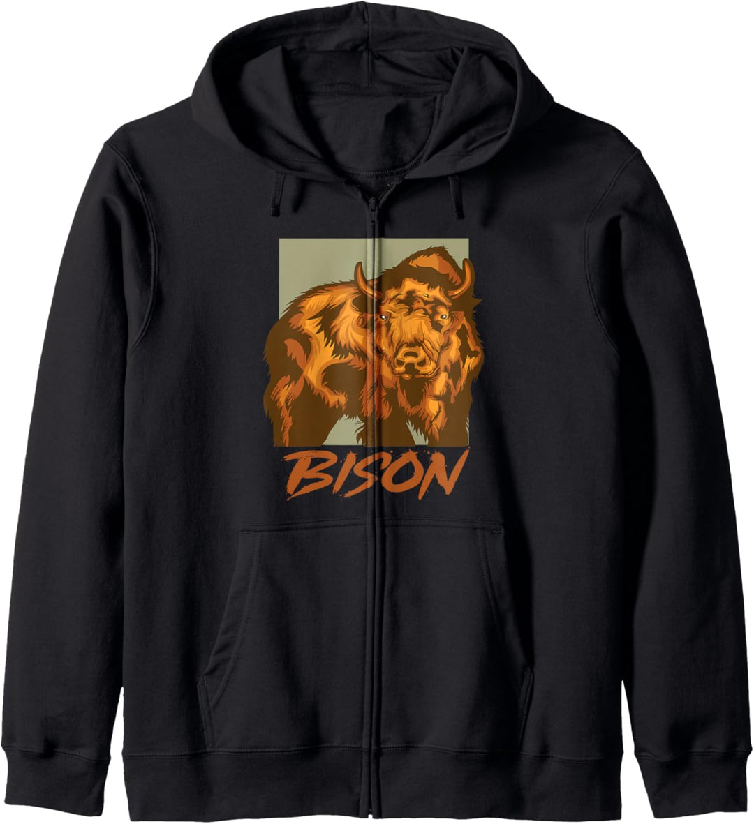 American Bison Geschenk Outdoor Buffalo Kapuzenjacke