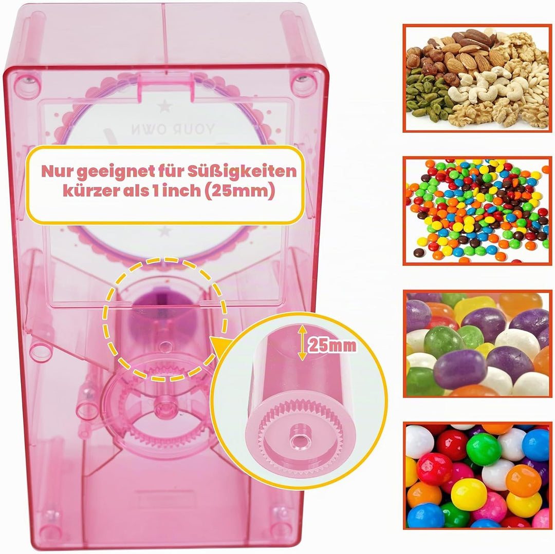 YOBRO Retro-Süssigkeitenspender, Trockenfutterautomat - Kaugummi- &amp; Nussspender, Snackspender für Ka