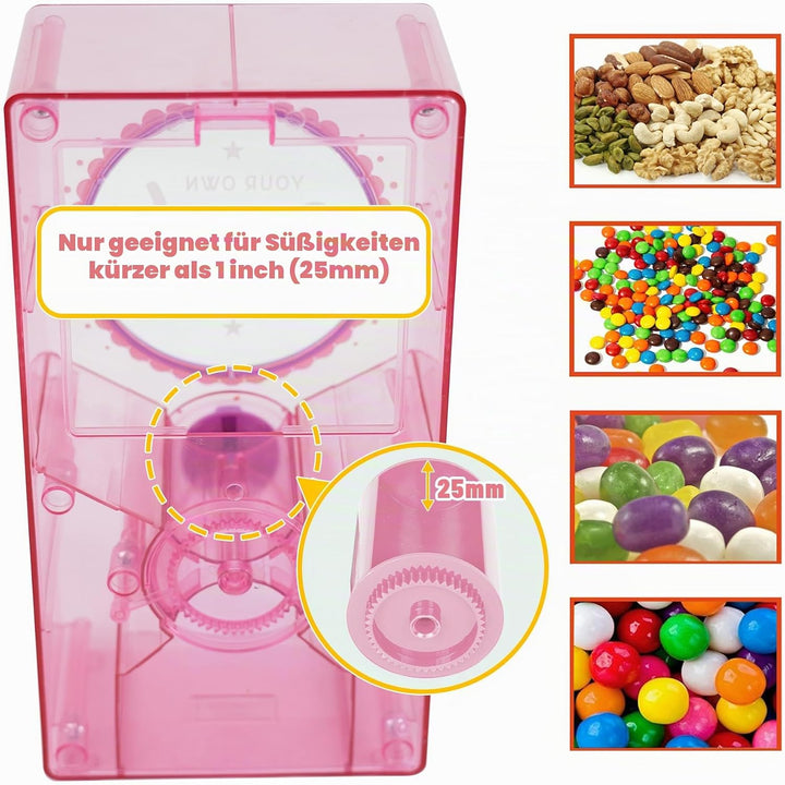 YOBRO Retro-Süssigkeitenspender, Trockenfutterautomat - Kaugummi- &amp; Nussspender, Snackspender für Ka