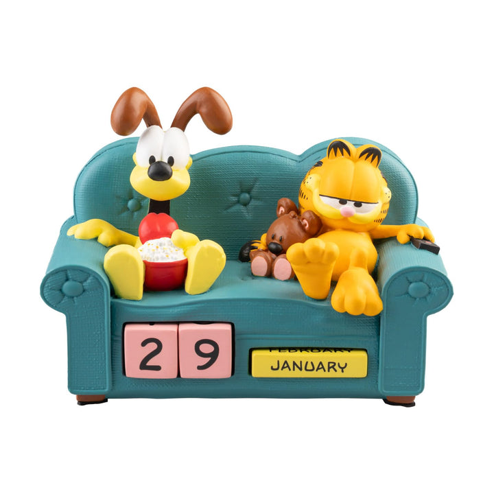 Grupo Erik Ewiger Kalender Garfield Figuren - 3D Kalender Tischkalender zum Aufstellen - Dauerkalend