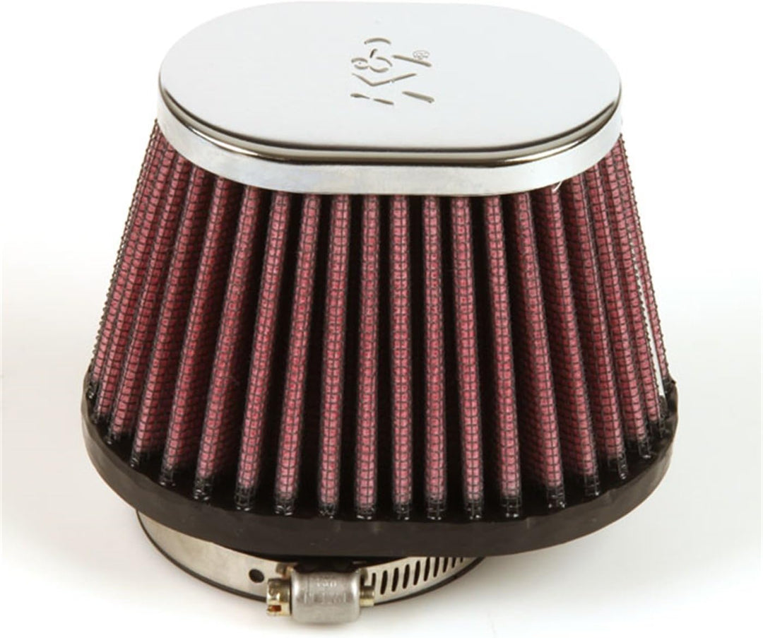 K&N RC-0981 KFZ und Motorrad Universal Chrom Filter Rot