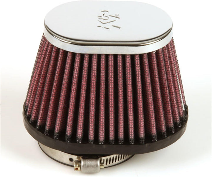 K&N RC-0981 KFZ und Motorrad Universal Chrom Filter Rot