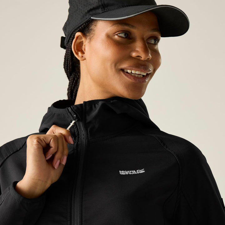 Regatta Womens Softshell Water Repellent Arec III Jacket 34 Schwarz, 34 Schwarz