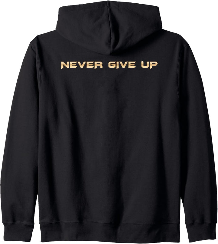 Never Give Up Gifts - Positive Inspirational Motivational Kapuzenjacke