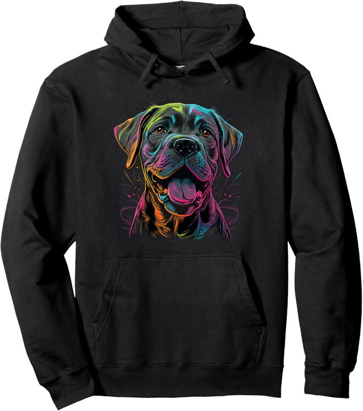 Cane Corso Hunde Besitzer Cartoon mit einem Cane Corso Pullover Hoodie