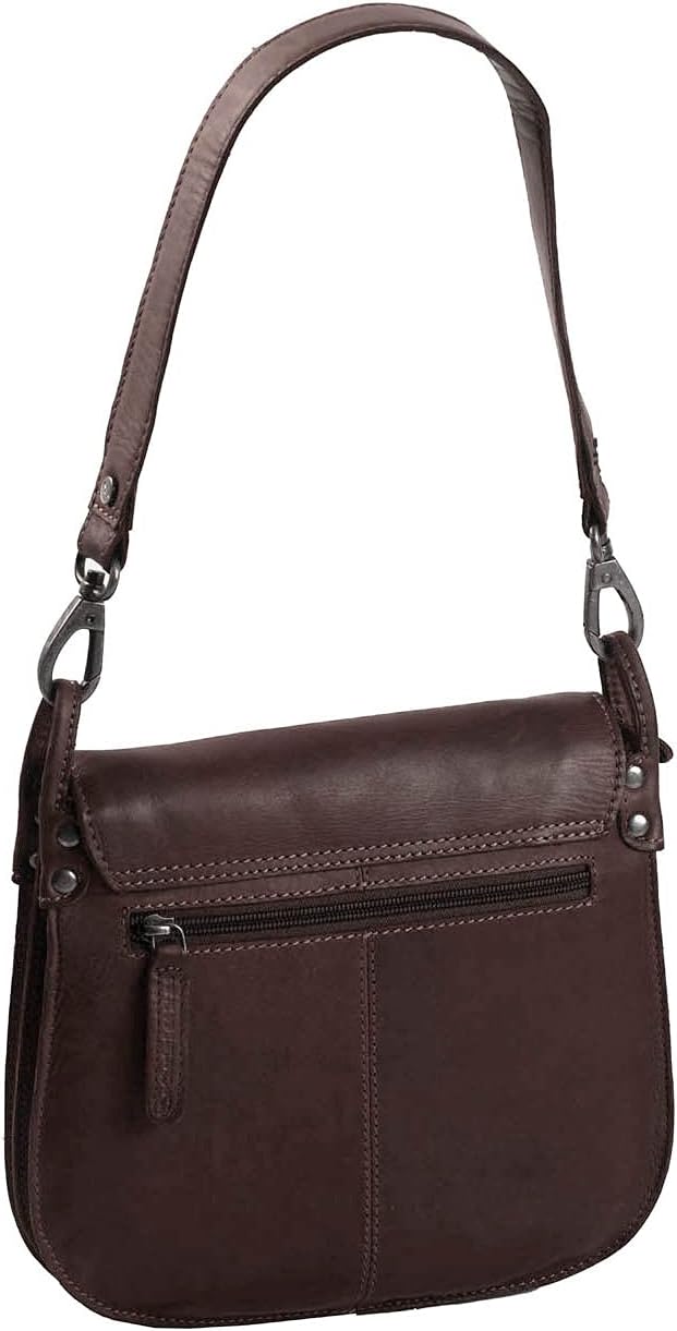 The Chesterfield Brand Wax Pull Up Jersey Schultertasche Leder 25 cm