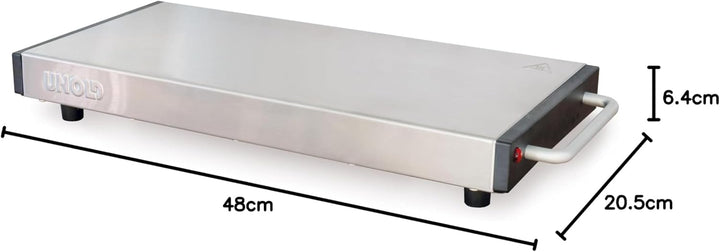 Unold 58845 Wärmespeicherplatte Elena - 1100 Watt, mobil, Keramik, Aufheizzeit 5 Min., Aufladbar, mi