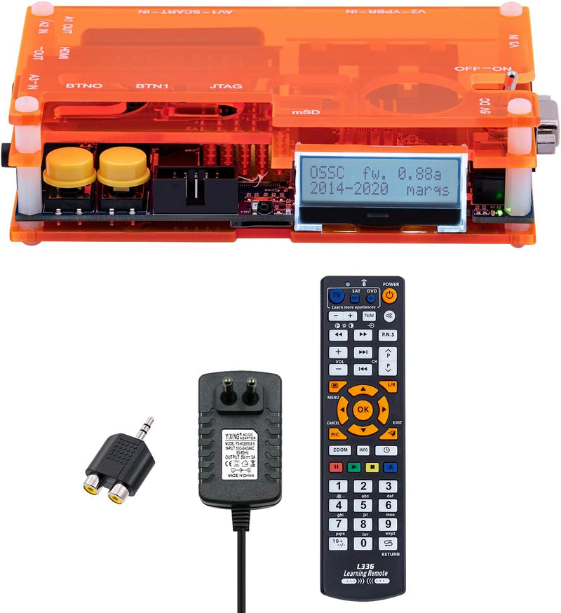 Mcbazel OSSC Scart Komponente VGA zu HDMI Open Source Scan-Konverter v1.6 für Retro Gaming Konsole