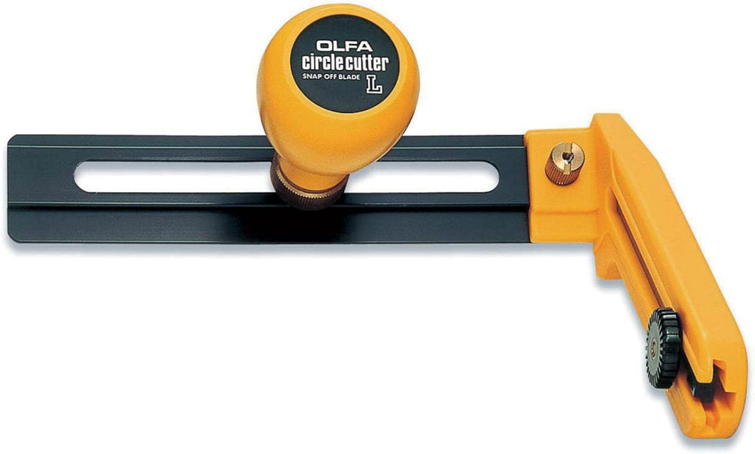 OLFA Kreisschneider CMP-2 für Pappe, Gummi & Azetatplatten, Radius 7-30cm