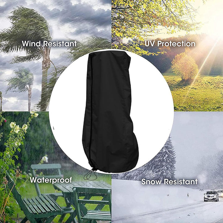 Staubschutzhülle auf Fuss und schwerer Tasche, 56 x 132 cm, Boxsack-Abdeckung, 210D Oxford, Staubsch