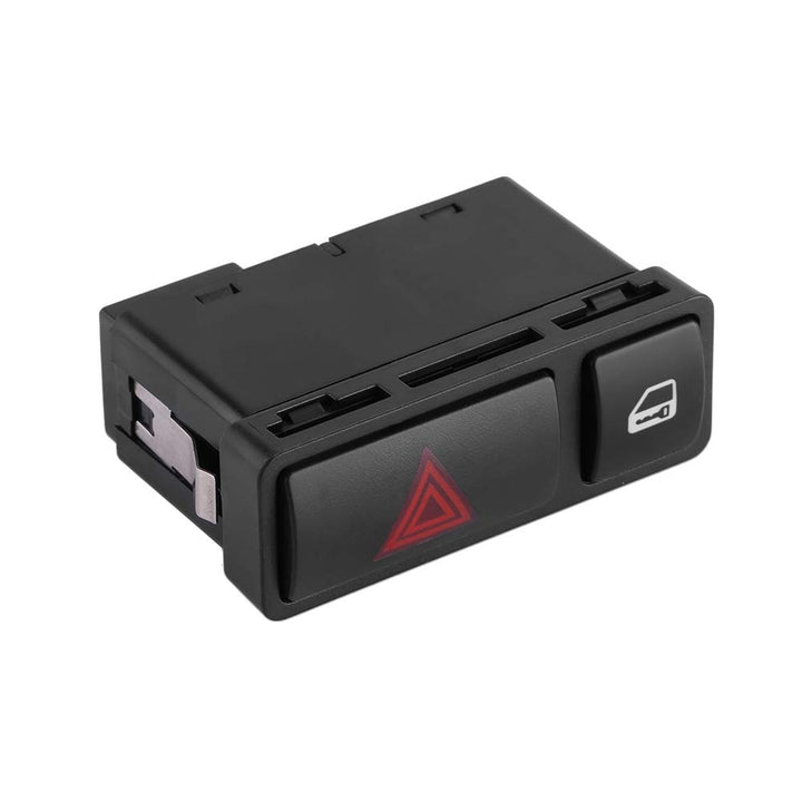 Qiilu Warnblinkschalter und Verriegelungsschalter 2-in-1 61318368920 für Serie 3 E46 E53 E85 325 X5