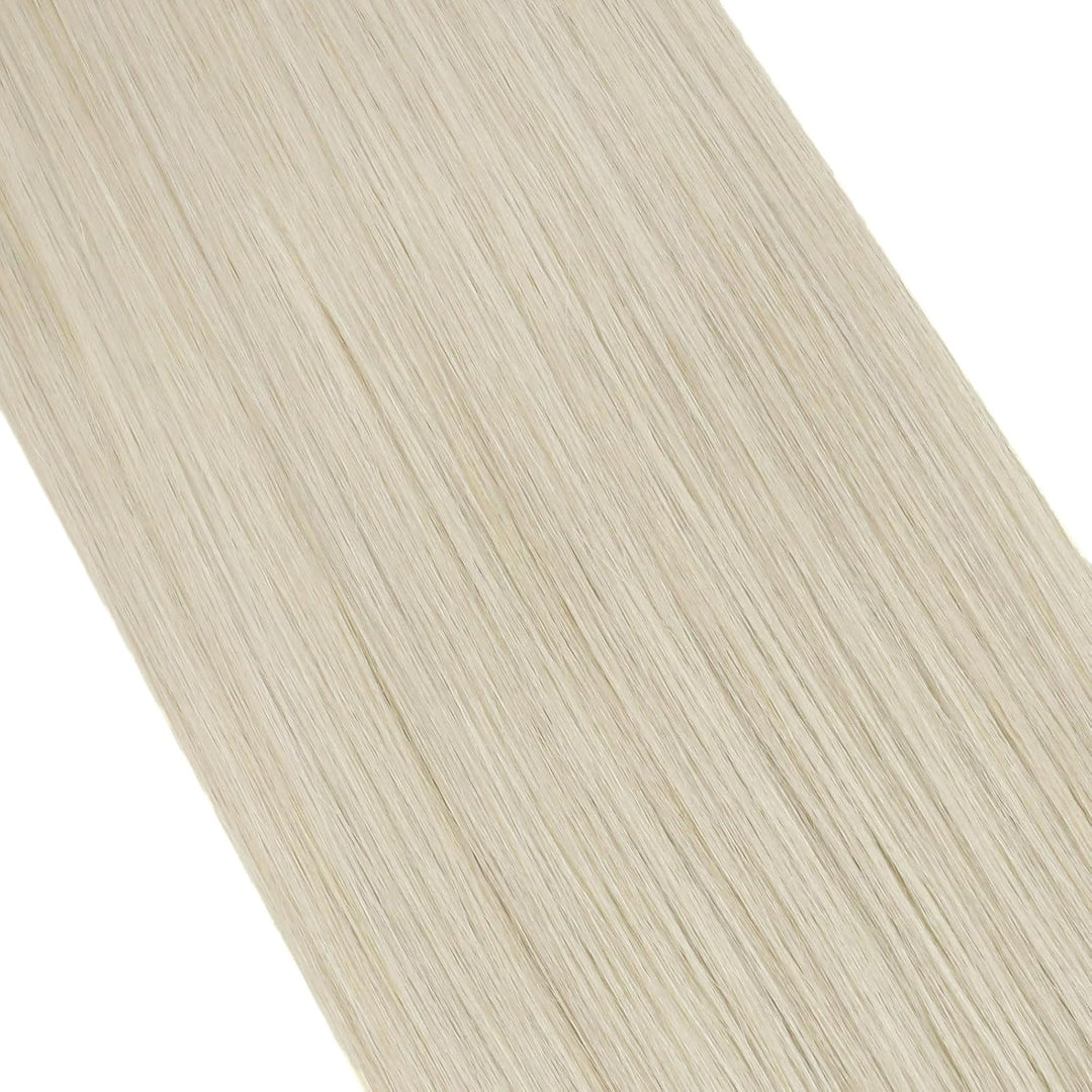 Ugeat Invisible Tape Extensions Echthaar Weissblond Echthaar Extensions Tape in Remy Haar Seamless H