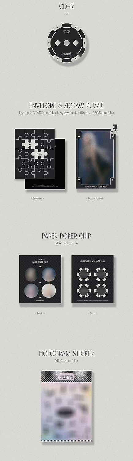 JEON SO MI - GAME PLAN Photobook version CD+Folded Poster (BLACK ver. (+1 Folded Poster)), Black Ver