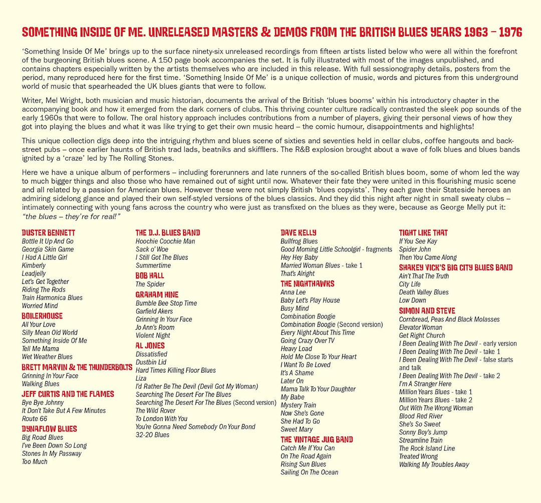 Something Inside of Me: Unreleased Masters & Demos, Audio-CD