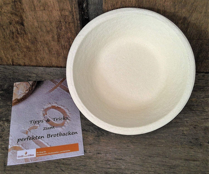 Proving Basket Wood Pulp Round Smooth for 1.00 kg Dough Proofing Basket & Info 'Perfect Bread Baking