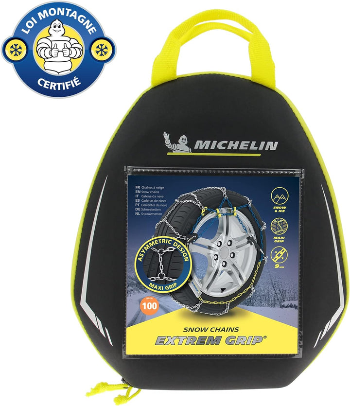 MICHELIN Schneeketten Extrem Grip, selbstblockierende Spannung, Nr. 100 N°100, N°100
