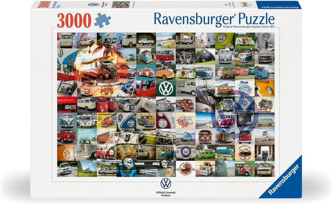 Ravensburger Puzzle 16018 - 99 VW Bulli Moments - 3000 Teile VW Puzzle für Erwachsene und Kinder ab