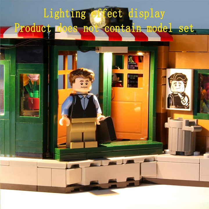 GEAMENT LED Licht-Set für Ideas Friends Central Perk Café - Kompatibel mit Lego 21319 Bausteinen (Mo
