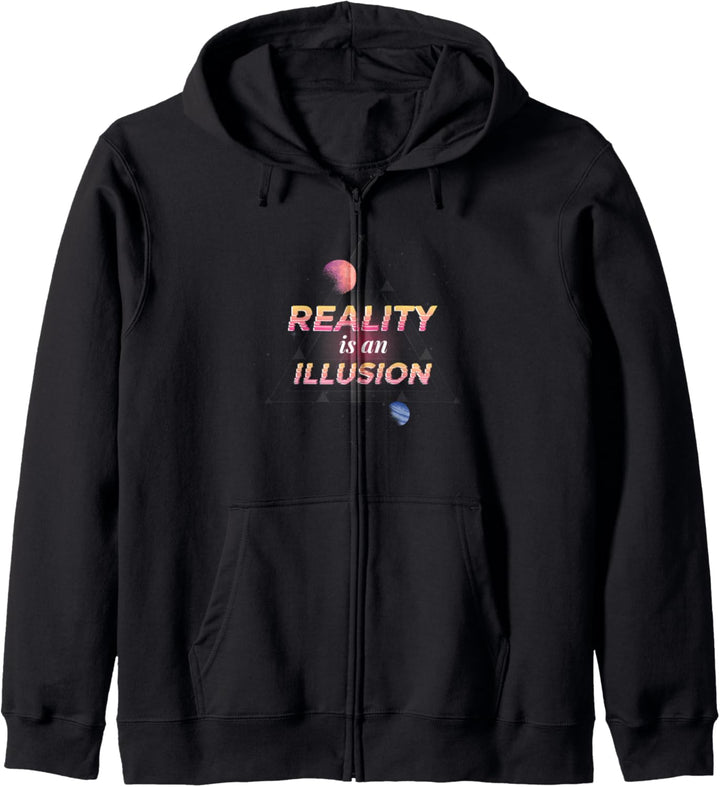 Reality Is An Illusion - Vaporwave Vapor wave Aesthetic Kapuzenjacke