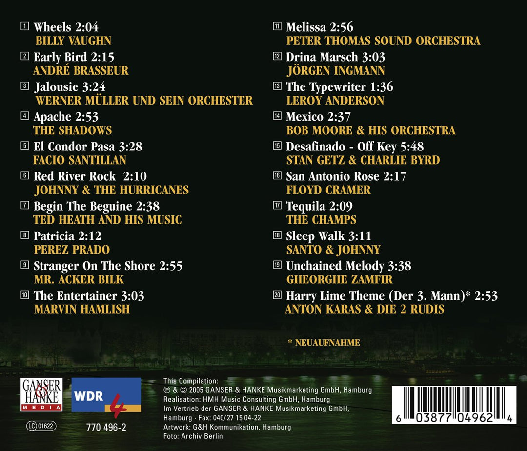 WDR 4: Jahrhundertmelodien gespielt von Weltorchestern, Folge 2, Audio-CD