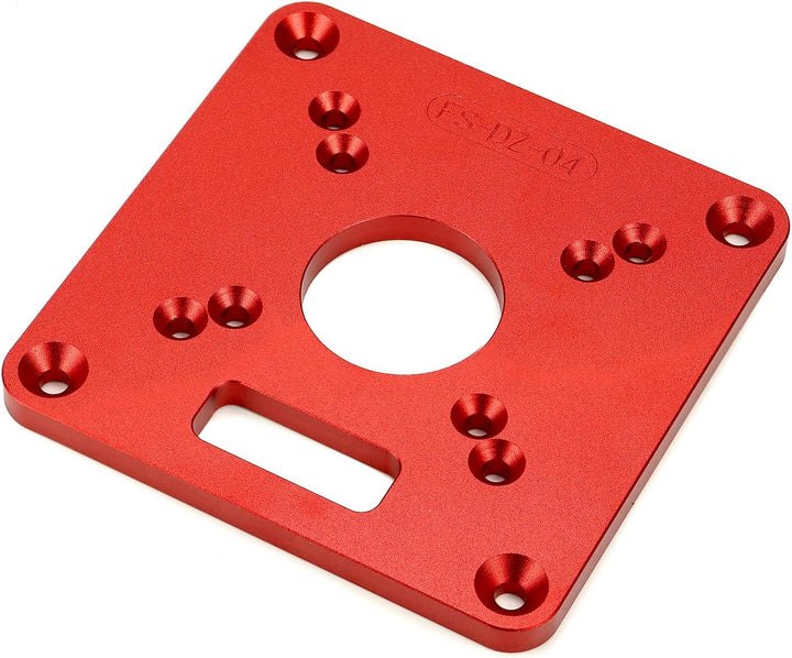 QWORK® Universal Router Tisch Einlegeplatte aus Aluminiumlegierung für Holzbearbeitung,Fräsplatte mi