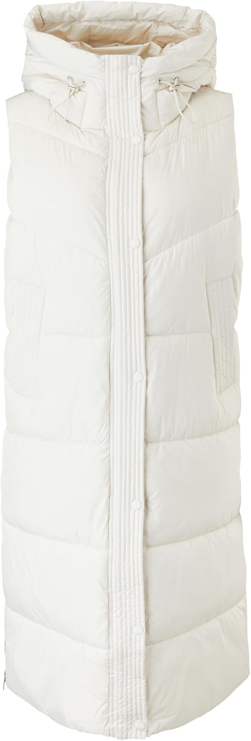 s.Oliver Steppweste mit Kapuze 36 creme 0330, 36 creme 0330