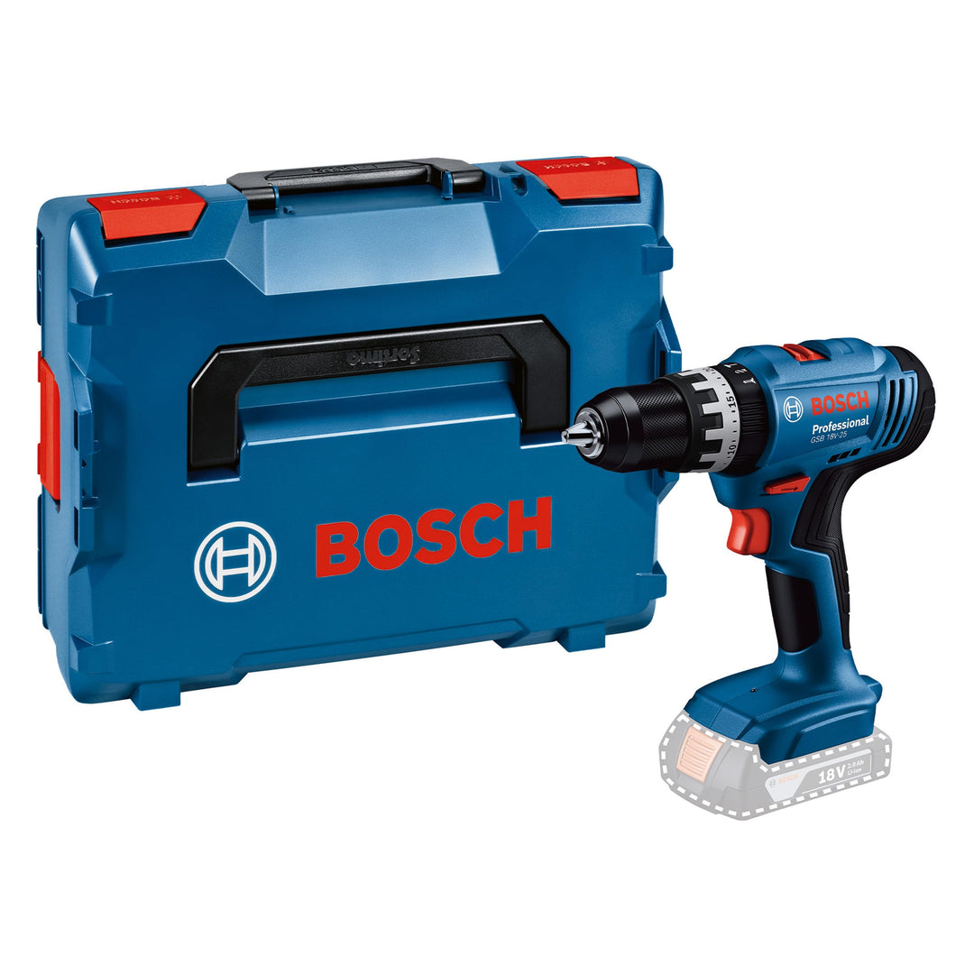 Bosch Professional 18V System Akku Schlagbohrschrauber GSB 18V-25 (max. Schrauben-Ø: 10 mm, inkl. L-