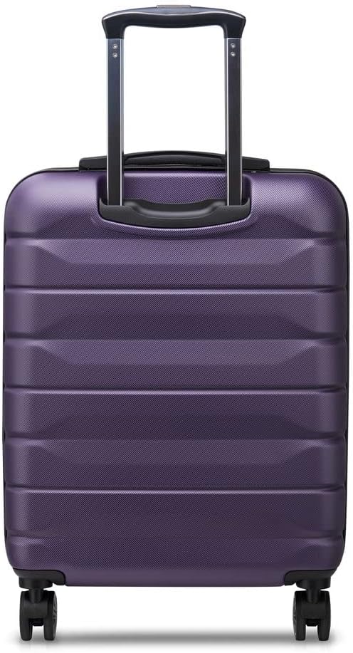 Delsey Paris Meteor Kabinenkoffer Slim 4 Doppelrollen 55 cm, Erwachsene, Unisex, Violett-08 (Lila),