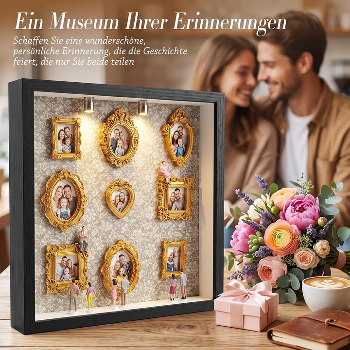 DIY Mini Museum of Us Bilderrahmen, Vintage Holz Miniatur Bilderrahmen