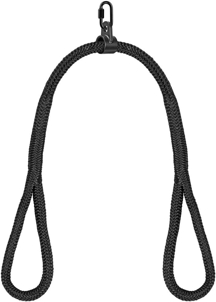 Kipika Trizeps Seil 101,6 cm-Heavy-Duty Nylon Gym Pull Down Seil für Kabel-Maschine - Kabel-Maschine