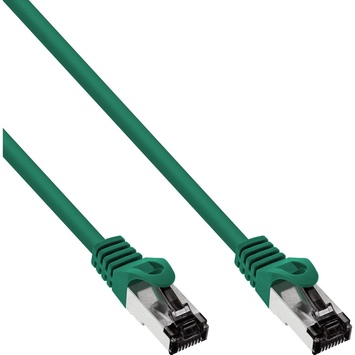 InLine® Patchkabel, S/FTP (PiMf), Cat.8.1, 2000MHz, halogenfrei, Kupfer, grün, 15m