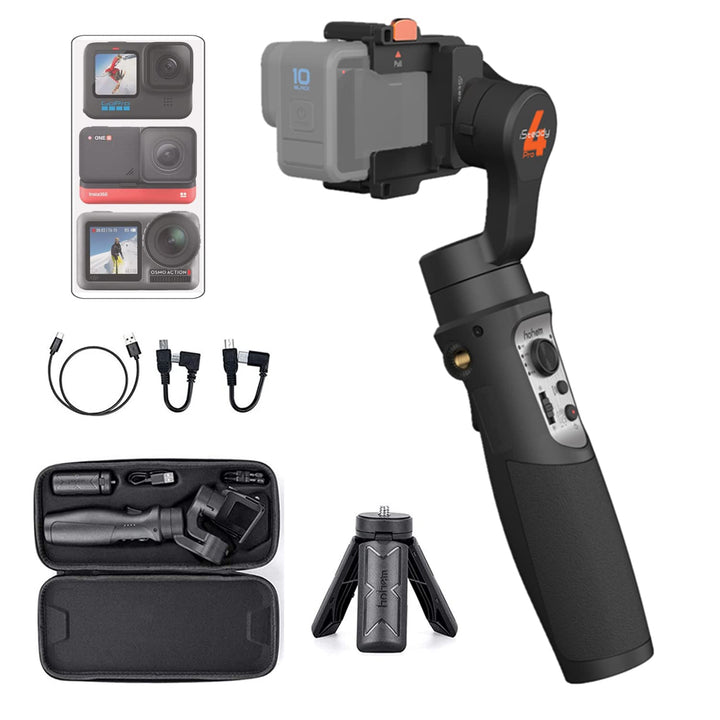 Hohem iSteady Pro 4 Action-Kamera Gimbal 3-Achse Spritzwassergeschützter Stabilisator für GoPro Hero