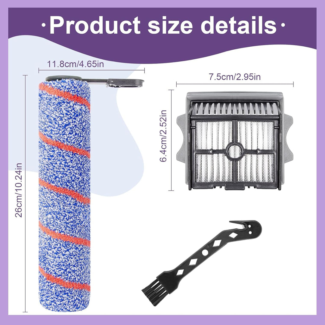 Bürstenrolle Filter Ersatzteile für Tineco Floor One S7 Artist/stretch S6 / Switch S6 / S7 Stretch U