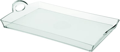 Guzzini - Happy Hour, Rechteckiges Tablett - Transparent, 54 x 33,5 x h8,7 cm - 21280000 54 x 33,5 x