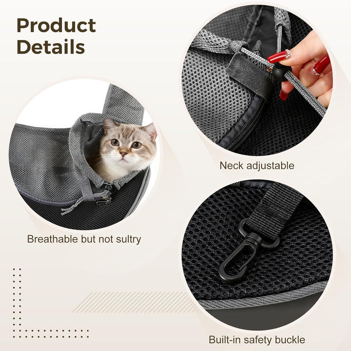 Tragetücher Hunde, Grosse Hunde-Handtasche, 16,5 x 11,8 Zoll Haustier-Schultertasche für Welpen mit