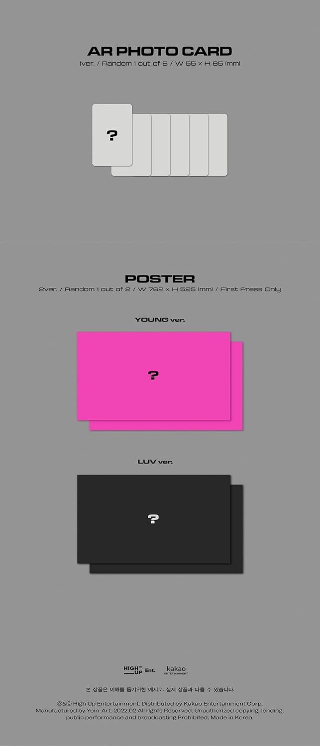 Genie Music STAYC - YOUNG-LUV.COM (2nd Mini Album) (LUV ver, + Folded Poster), L200002350 LUV ver +