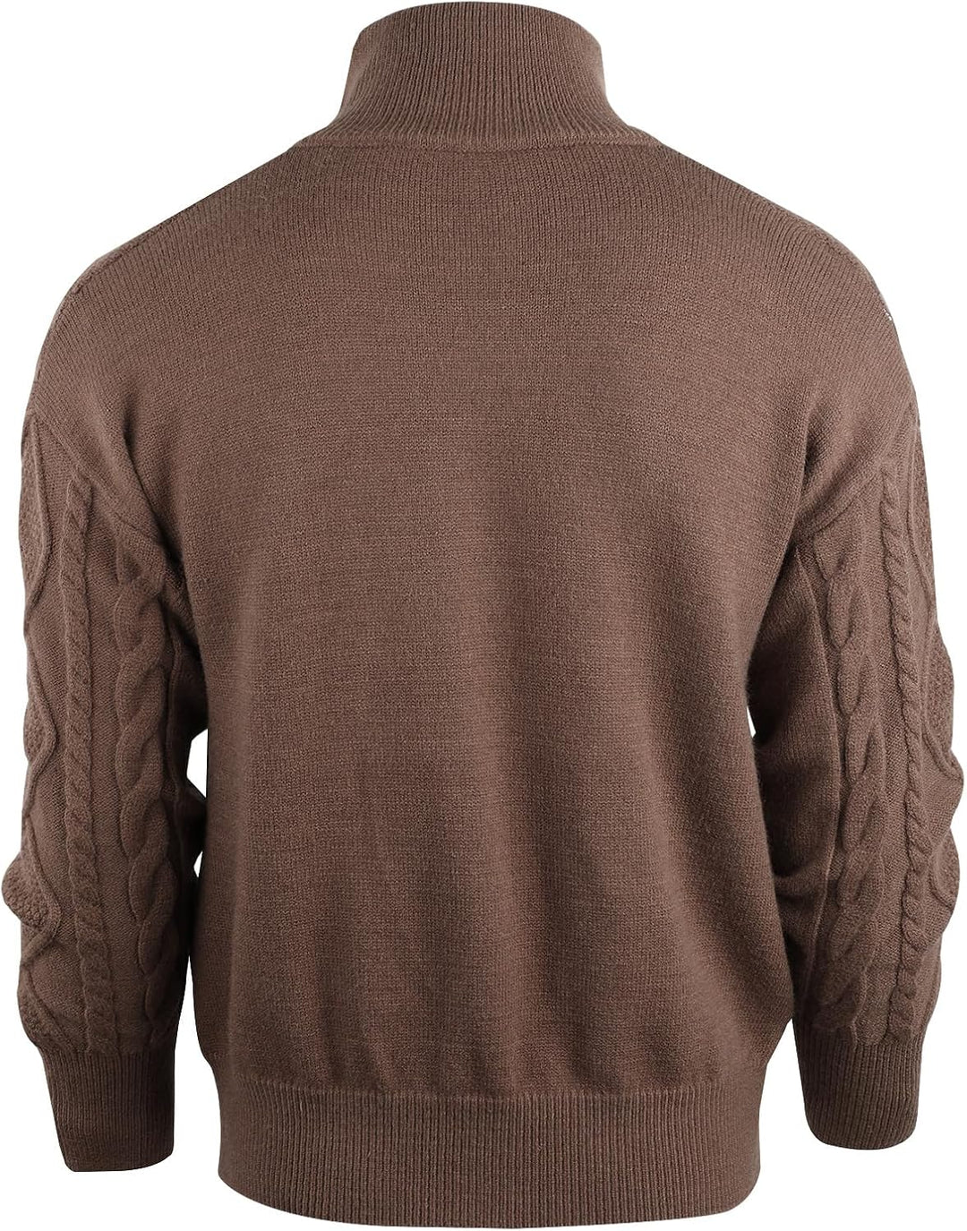 Pullover für Herren Rollkragen Strickjacke Strickpullover Gestrickte Knöpfe Twisted Thermal Langarm