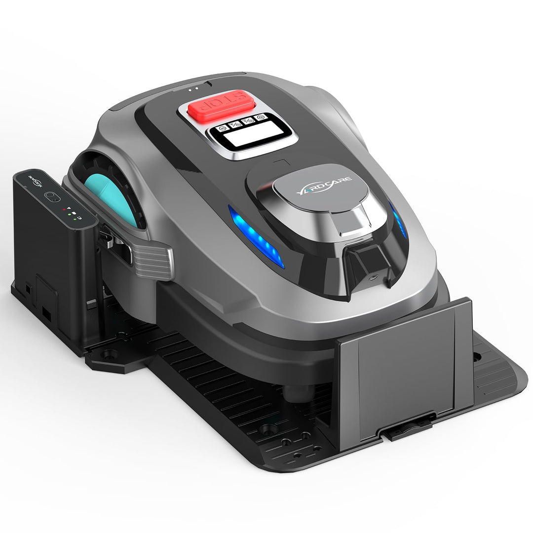 YARDCARE N1600PRO Mähroboter ohne Begrenzungskabel, bis 1600 m², RTK- und KI-Visionsnavigation, Erke