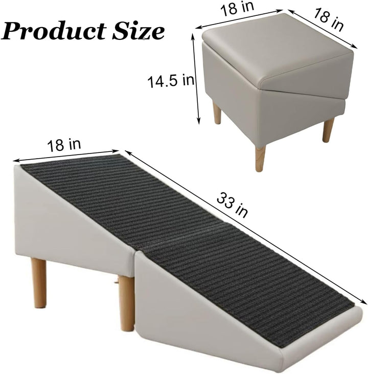 Hundetreppe Bett，Hunderampe Sofa，rutschfeste Hunderampe，Rampe Hund für Katzen und Welpen，Hundetreppe