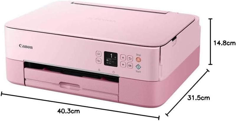 Canon PIXMA TS5352 Drucker Farbtintenstrahl Multifunktionsgerät DIN A4 (Scanner, Kopierer, OLED, 4.8