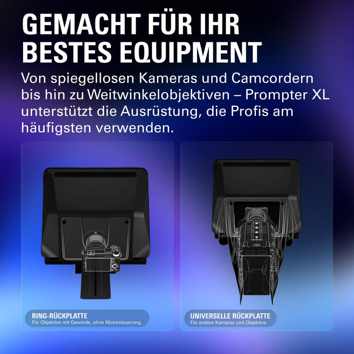 Elgato Prompter XL – Teleprompter in voller Grösse mit abnehmbarem Display, Monitor für Videokonfere