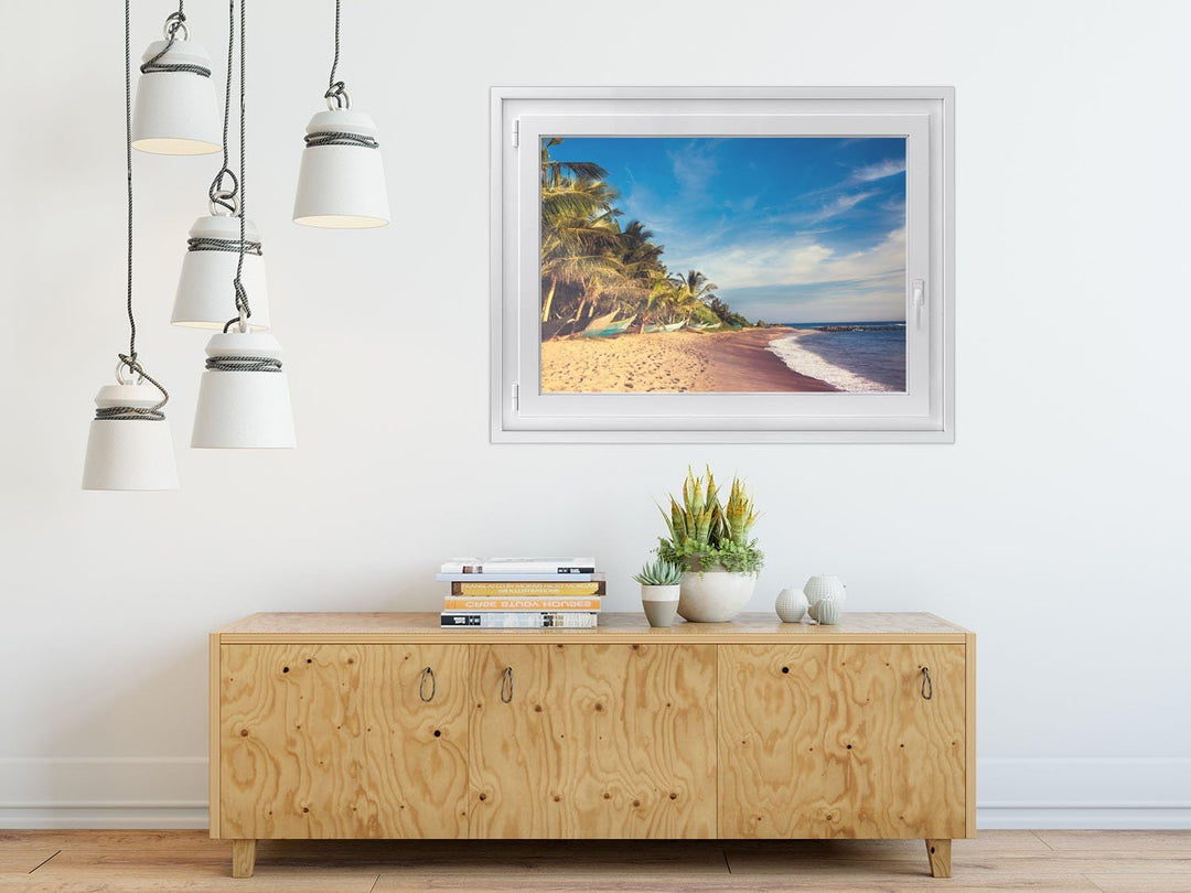 Fenster-Folie Sichtschutz I Folie für Fenster Deko - Fensterbild selbstklebend I Deko für Bad, Küche