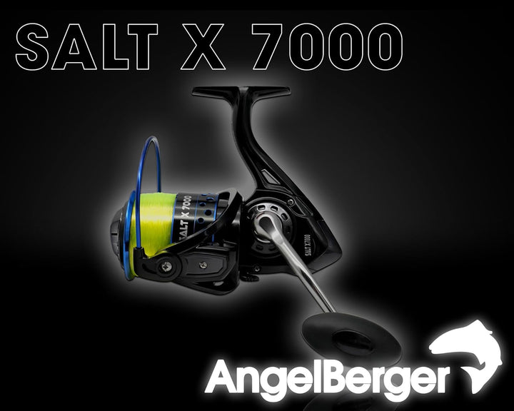 Angel Berger Salt X 7000 Meeresrolle Brandungsrolle Pilkrolle Hochseerolle Angelrolle Dorschangeln B