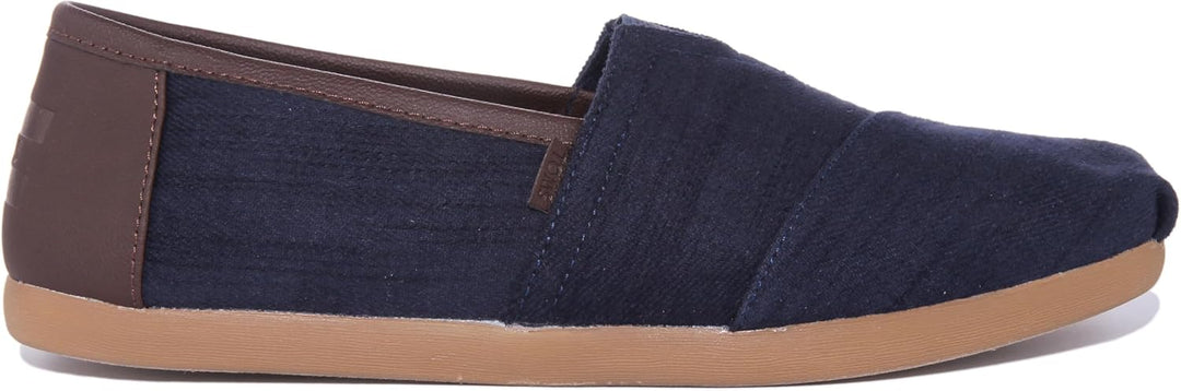 Toms Herren Seasonal Classic Tropical Espadrilles 43 EU Denim Braun, 43 EU Denim Braun