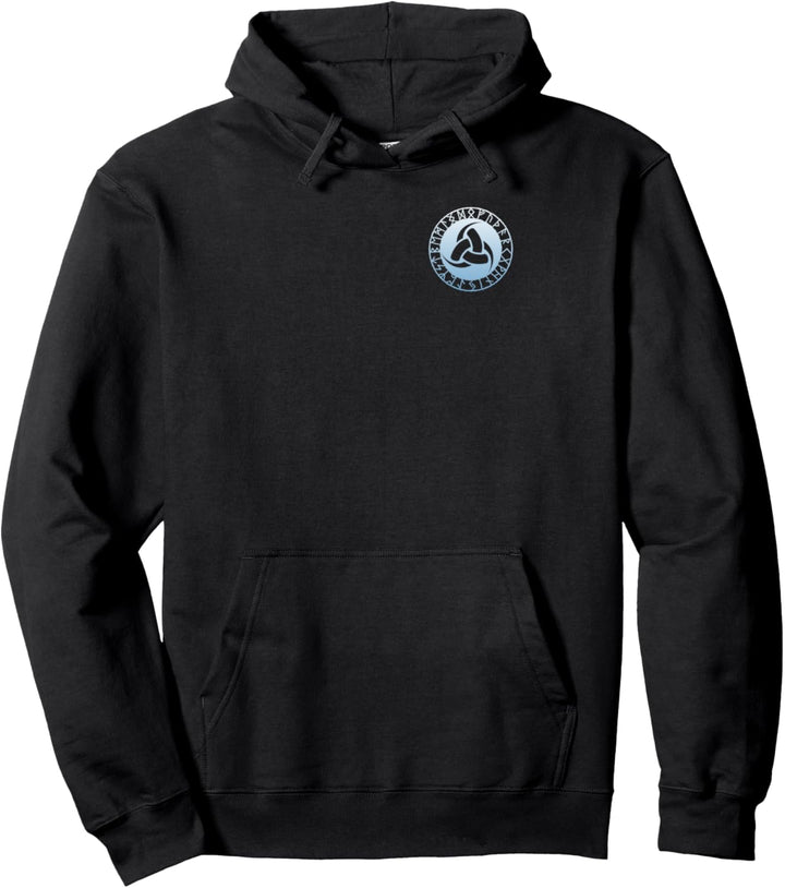 Wikinger-Symbol Triskele Odin Hörner Nordisches Zeichen Runensymbol Pullover Hoodie